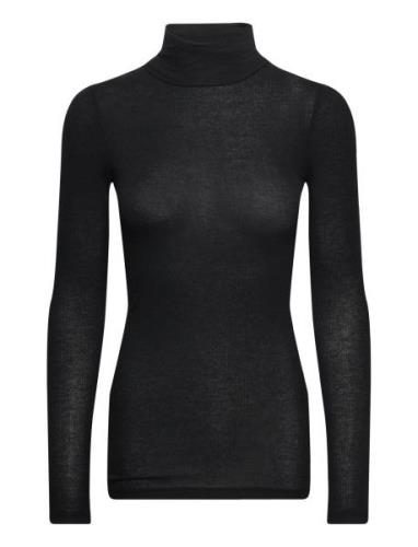 Angelabb Roll Neck Black Bruuns Bazaar