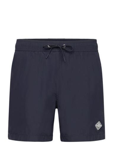 Banks Solid Swim Trunks Navy J. Lindeberg