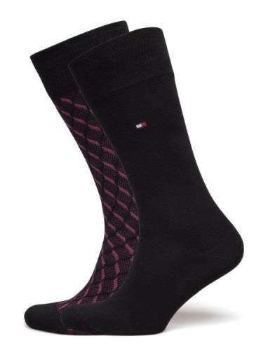 Th Men Sock 2P 3D Graphic Black Tommy Hilfiger