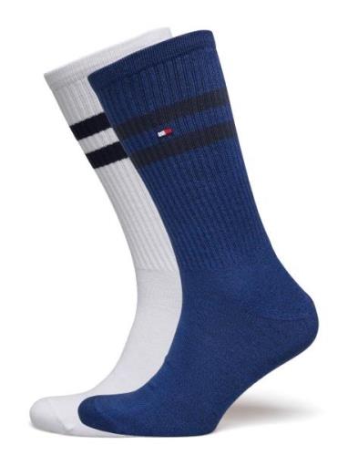 Th Men Sock 2P Mouline Sport Stripe Patterned Tommy Hilfiger