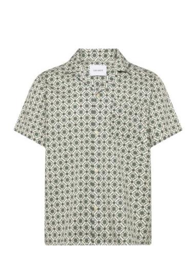 Tapestry Ss Shirt Green Les Deux