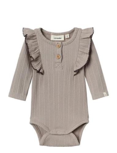 Nbfnara Ls Slim Body Lil Brown Lil'Atelier