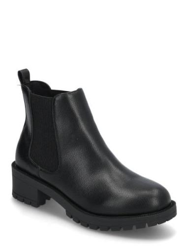 Biapearl Chelsea Boot Faux Leather Black Bianco