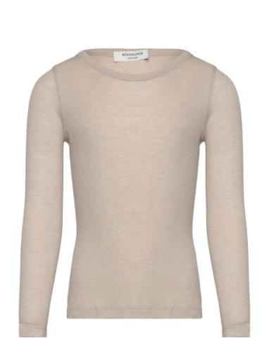 Wool O-Neck Beige Rosemunde Kids