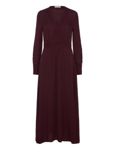 Woven Dresses Burgundy Marc O'Polo