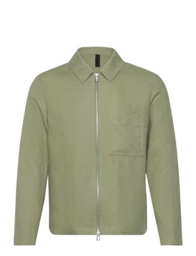 Julius Linen Overshirt Green J. Lindeberg