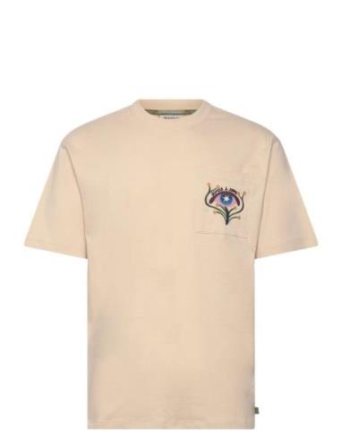 Relaxed Fit Pocket T-Shirt Beige Scotch & Soda