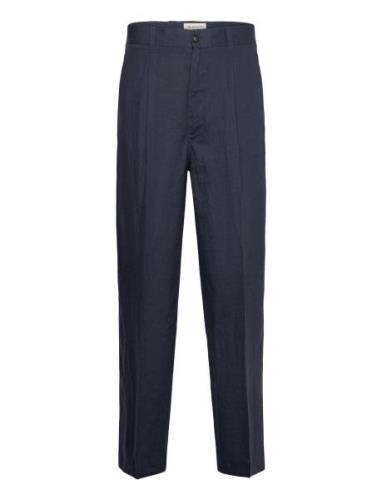 Linen Suit Pants Blue GANT