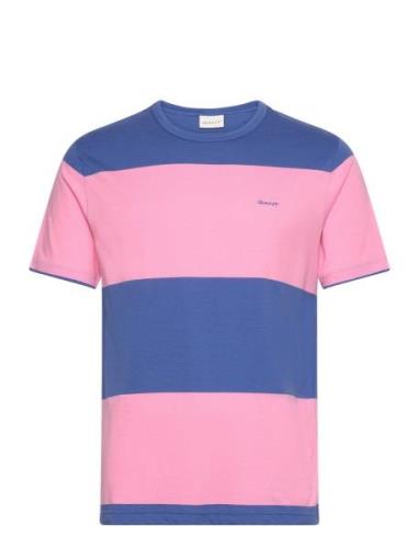 Bar Stripe Ss T-Shirt Pink GANT