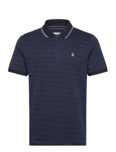 Ao Jqrd Argyle 1/4 Z Navy Original Penguin