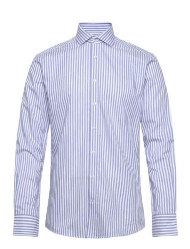 Bs Griffin Slim Fit Shirt Blue Bruun & Stengade