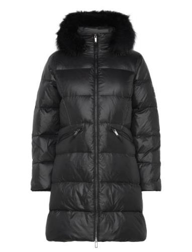 Mw Padded Real Down Coat Black Calvin Klein