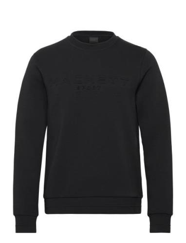 Hs Embossed Crew Black Hackett London