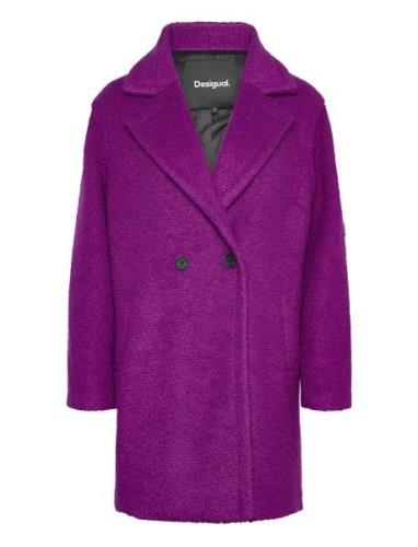 Coat Amberes Purple Desigual