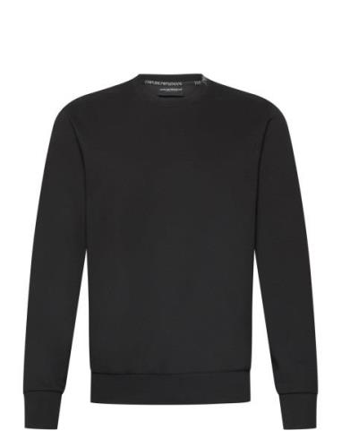 Men's Knit Crew Neck Black Emporio Armani