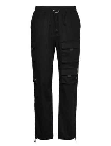 Essential Cargo Zip Up Details Black SIXTH JUNE