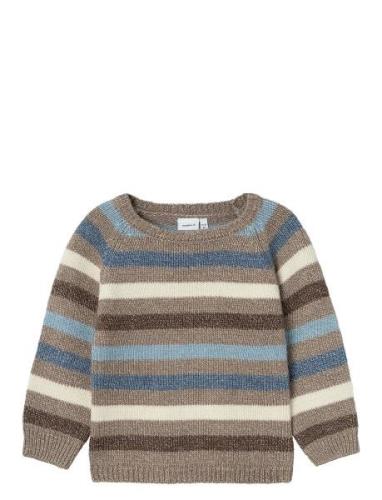 Nmmosomme Ls Knit Brown Name It