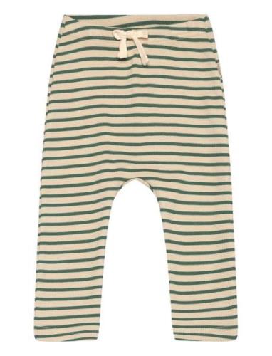 Pants Modal Striped Blue Petit Piao