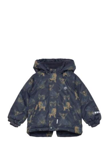 Snow Jacket Aop Navy Minymo