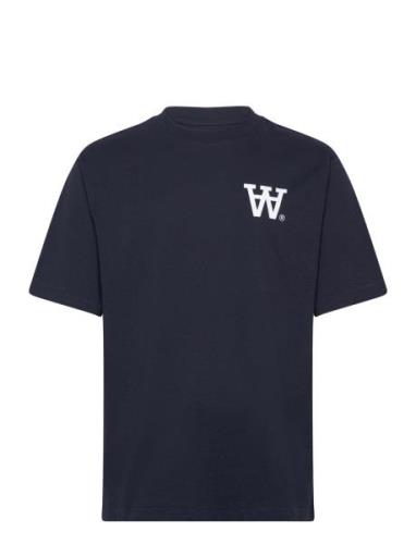 Wwasa Not To Be Trusted Tshirt Navy Double A By Wood Wood