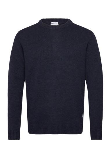 Lambswool O-Neck Knit Navy Lindbergh