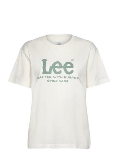 Ss Logo Tee White Lee Jeans