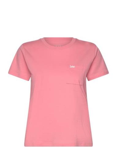 Ss Pocket Tee Pink Lee Jeans