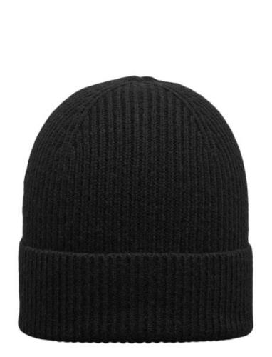 Slhmason Merino Wool Beanie Black Selected Homme