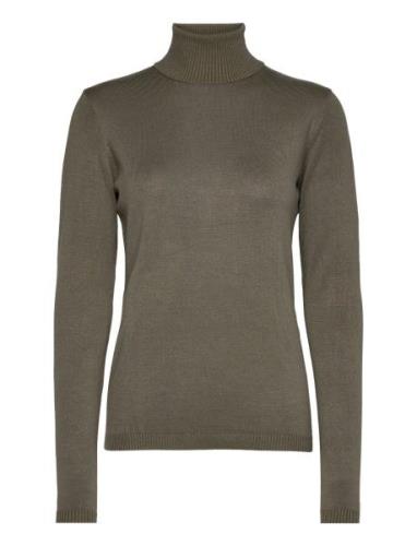 Srmarla Rollneck Knit Khaki Soft Rebels