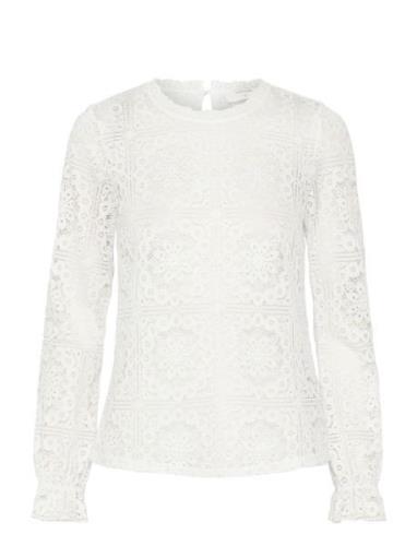 Crtiley Lace Blouse White Cream