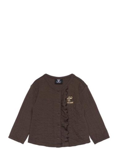 Hmlissa Sweat Jacket Brown Hummel