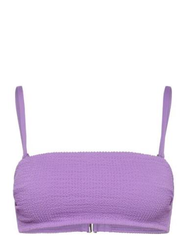 Swim Bra Tami Bandeau Crepe Purple Lindex