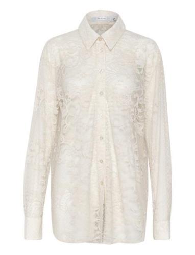 Laicagz Ls Shirt White Gestuz