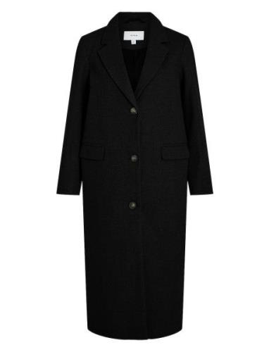 Visolo L/S Coat - Noos Black Vila