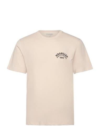 Graphic Tee Cream Wrangler