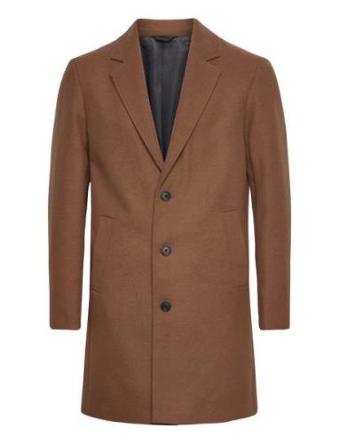 Jjeharrison Wool Coat Sn Brown Jack & J S