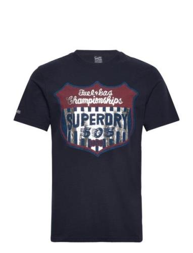 Gasoline Workwear Tee Navy Superdry