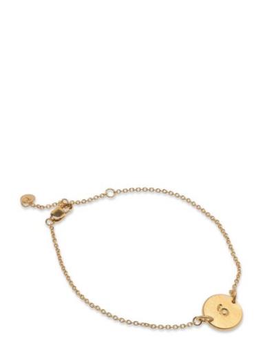 Lovetag Bracelet With 1 Lovetag Gold Jane Koenig