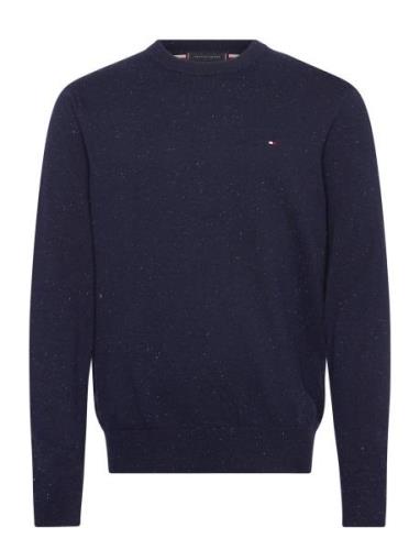 Pima Org Ctn Cashmere Crew Neck Navy Tommy Hilfiger