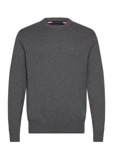 Pima Org Ctn Cashmere Crew Neck Grey Tommy Hilfiger