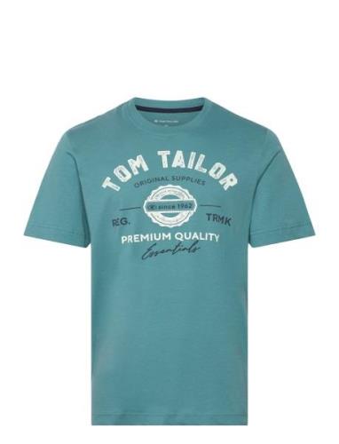 Logo Tee Blue Tom Tailor