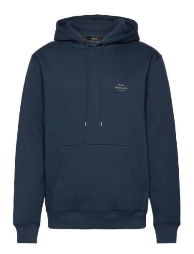 Standard Hoodie Logo Sweat Navy Mads Nørgaard