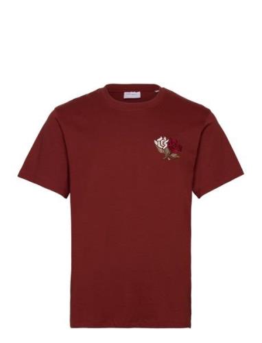 Felipe T-Shirt Burgundy Les Deux