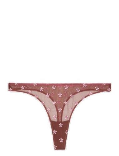 Mesh Thong Brown Understatement Underwear