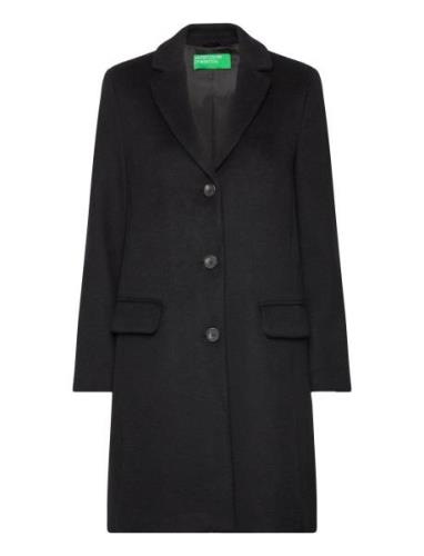 Coat Black United Colors Of Benetton