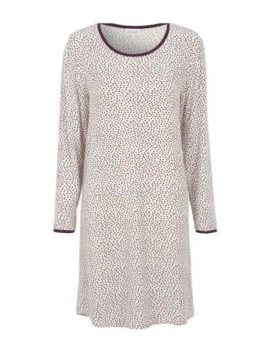 Nightdress Long Sleeve Patterned Damella Of Sweden