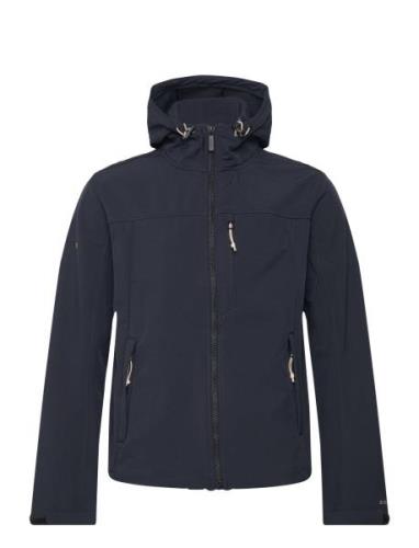 Hooded Soft Shell Trekker Jkt Navy Superdry