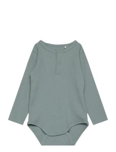 Body Ls Rib Blue Fixoni