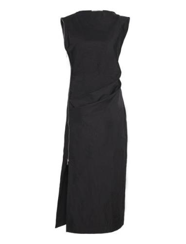 Nylon Zipper Dress - Alita Black Rabens Sal R