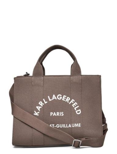 Rsg Square Medium Tote Grey Karl Lagerfeld